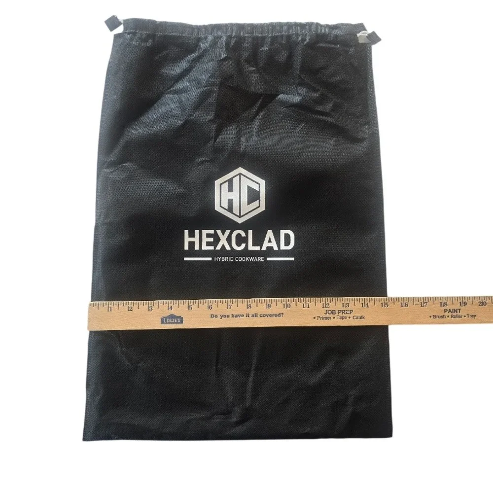 Hexclad Hybrid Luxury Cookware Storage Bags Lot of 3 Drawstring Pans Lids Roast